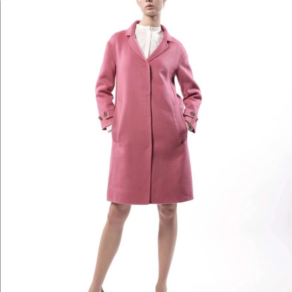 Pink Cashmere Coat